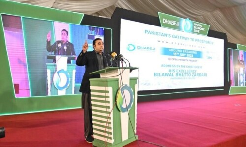 FM Bilawal inaugurates Dhabeji Special Economic Zone in Thatta