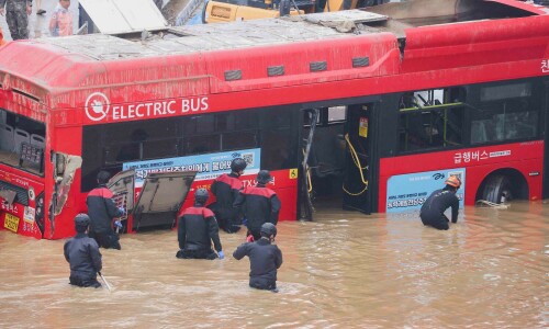 Heavy rains, flooding leave 37 dead in South Korea
