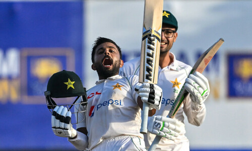 Saud Shakeel’s double ton puts Pakistan on top in Sri Lanka Test Saud Shakeel’s double ton puts Pakistan on top in Sri Lanka Test