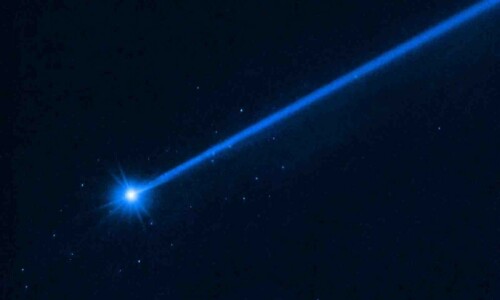 Asteroid-smashing Nasa probe sent boulders into space