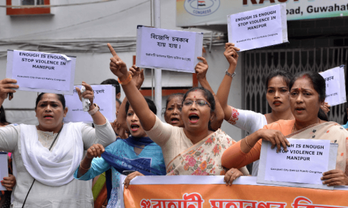 Indian police arrest 4 men for parading women naked in Manipur