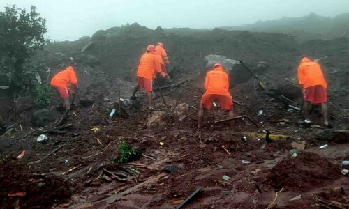 Death toll of landslide in India’s Maharashtra state jumps to 27, at least 50 missing Death toll of landslide in India’s Maharashtra state jumps to 27, at least 50 missing