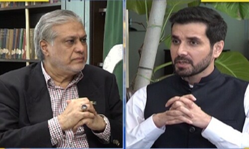 Dar all but confirms that Election Act set to be amended to empower caretaker govt Dar all but confirms that Election Act set to be amended to empower caretaker govt