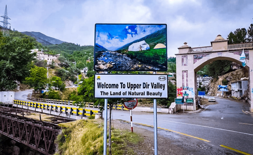 Indian woman arrives in Upper Dir to meet friend