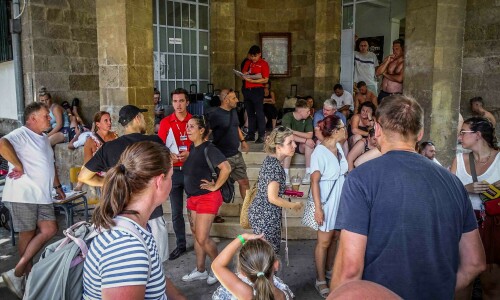 Locals, tourists flee wildfire on Greece&rsquo;s Rhodes island