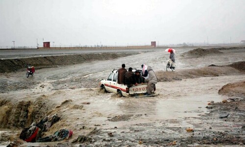 5 killed as more rain, floods batter Balochistan