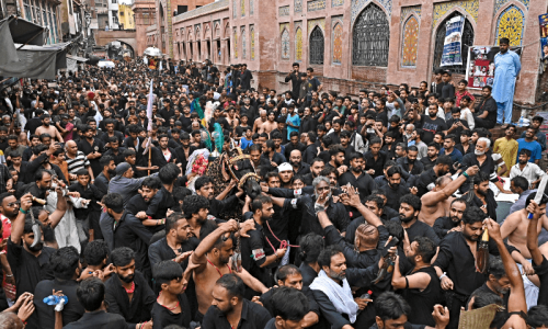 Ashura processions taken out across the country amid tight security