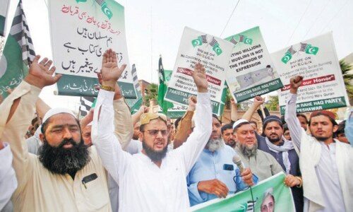Rallies held across KP against desecration of Holy Quran in Sweden