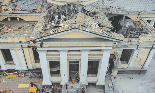 Russia strikes Odesa as Putin says Kyiv counterattack failed Russia strikes Odesa as Putin says Kyiv counterattack failed