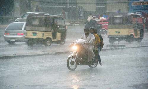 Three die as short, intense spell of rain, thunderstorm strikes Karachi