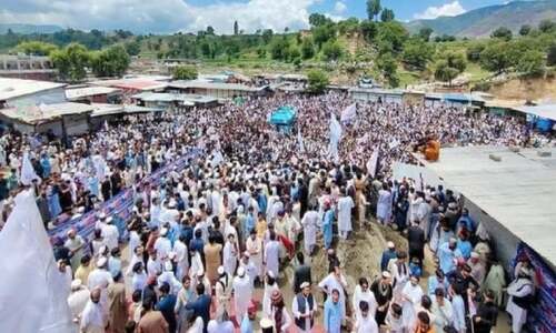 Hundreds stage peace rally in KP’s Tirah valley Hundreds stage peace rally in KP’s Tirah valley