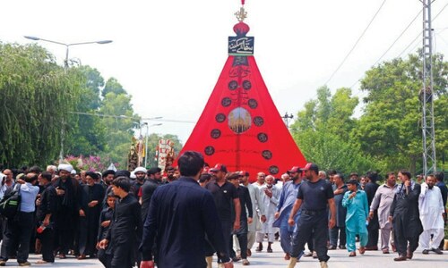 Muharram 8 processions held amid strict security