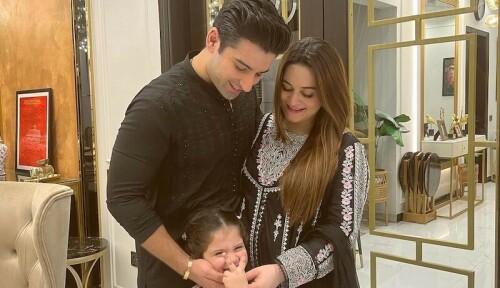 Aiman Khan and Muneeb Butt welcome a new addition to their family &mdash; a baby girl
