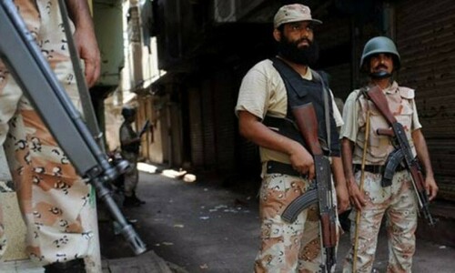 Rangers official martyred in armed attack in Karachi&rsquo;s Lyari