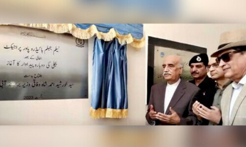 Neelum-Jhelum project resumes power generation after year-long hiatus