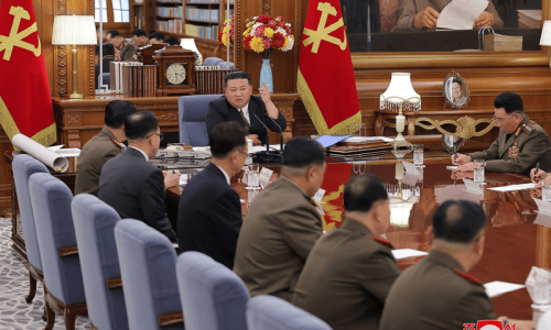 North Korea&rsquo;s Kim dismisses military chief, calls for war preparations