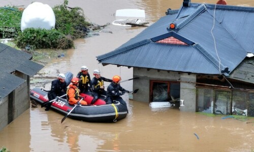Tropical storm triggers floods, evacuations in South Korea