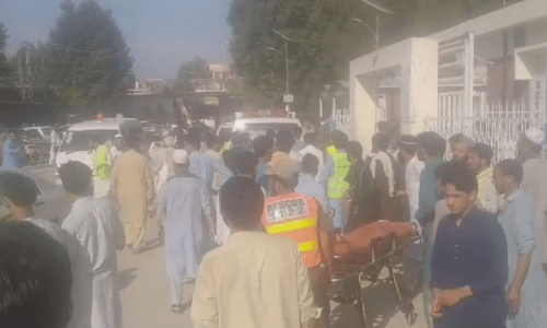 Cheques handed over to families of Bajaur blast victims Cheques handed over to families of Bajaur blast victims