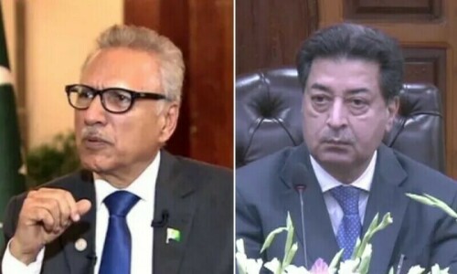 President Alvi invites CEC Raja for meeting to fix ‘appropriate date’ for elections President Alvi invites CEC Raja for meeting to fix ‘appropriate date’ for elections