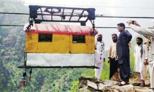Cable cars stopped from operating in several areas of KP Cable cars stopped from operating in several areas of KP