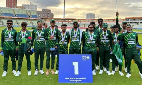 Pakistan men’s team defeat India to win gold in world blind cricket Pakistan men’s team defeat India to win gold in world blind cricket