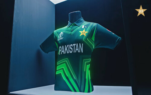 PCB unveils Pakistan team kit for World Cup 2023