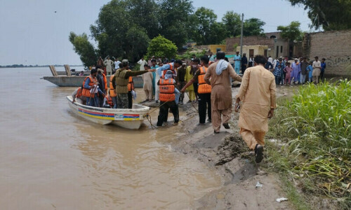 Sutlej flood recedes as water moves downstream