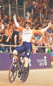 Lavreysen reigns supreme in sprints, Britain top medals table