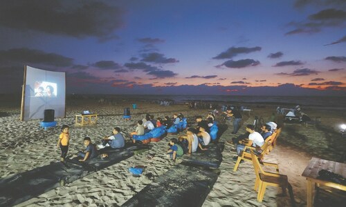 Seaside screen brings movie magic to Gaza years after cinema closure
