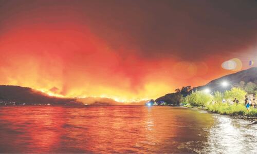 Wildfire grips another region in Canada