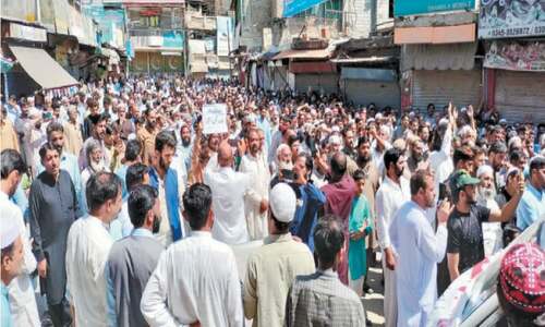People pour onto roads in KP for yet another day against bloated electricity bills