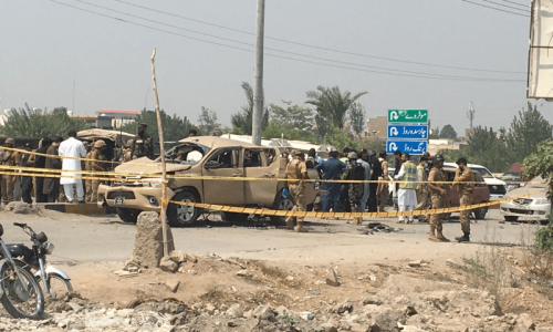 Soldier martyred, 6 injured in IED blast on Peshawar&rsquo;s Warsak Road: ISPR