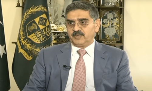 Decision to handcuff Nawaz upon return rests with law enforcers: PM Kakar