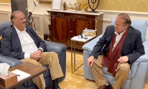 Former opposition leader Raja Riaz officially joins PML-N