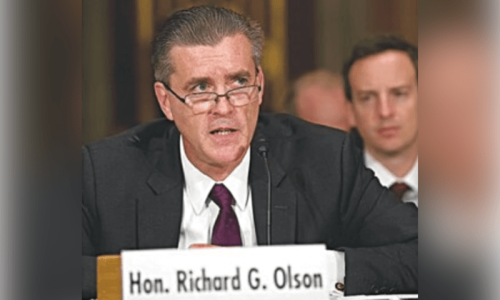 Ex-US envoy to Pakistan &lsquo;contrite&rsquo; after conviction for Qatar lobbying