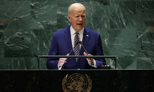 Joe Biden warns against appeasing Russia as Zelensky takes UN stage