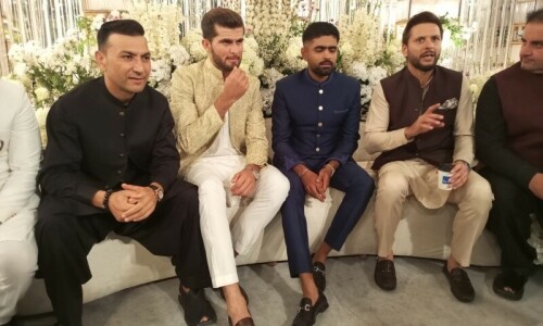 Shaheen Shah Afridi weds Shahid Afridi’s daughter Ansha in Karachi Shaheen Shah Afridi weds Shahid Afridi’s daughter Ansha in Karachi