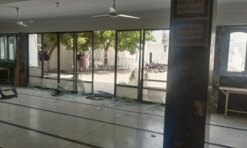 Ahmadi worship place vandalised in Karachi for second time in 9 months