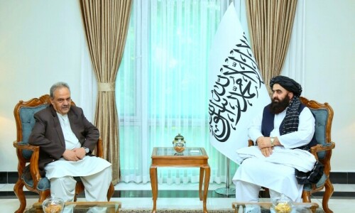 Pakistan special envoy meets Afghan foreign minister in Kabul Pakistan special envoy meets Afghan foreign minister in Kabul