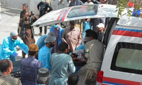 At least 53 killed, scores injured in suicide blast near 12th Rabiul Awwal procession in Mastung: officials At least 53 killed, scores injured in suicide blast near 12th Rabiul Awwal procession in Mastung: officials