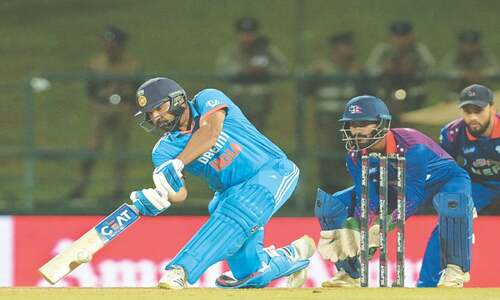 India thrash Nepal in rain-hit match to enter Super Four