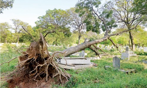 &lsquo;Horrible storm&rsquo; sweeps through twin cities