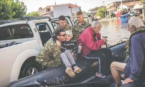 Boats, helicopters rescue hundreds as storm batters Greece for 3 days