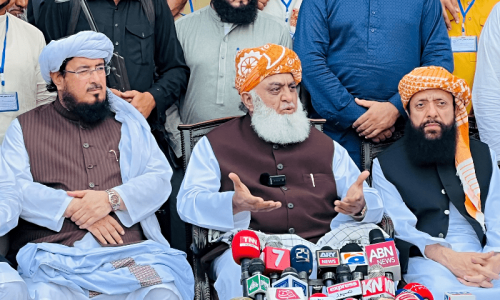 Fazlur Rehman voices concern over winter polls in KP, Balochistan Fazlur Rehman voices concern over winter polls in KP, Balochistan