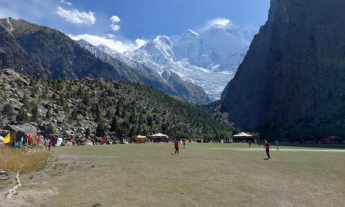 &lsquo;Under the Rakaposhi&rsquo;: Two-day cricket tournament in Nagar showcases GB&rsquo;s diverse beauty