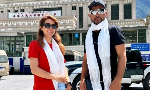 Naila, Sirbaz survive Tibet avalanche