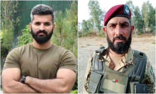 2 soldiers martyred, 5 terrorists killed in operation in Balochistan’s Zhob district: ISPR 2 soldiers martyred, 5 terrorists killed in operation in Balochistan’s Zhob district: ISPR