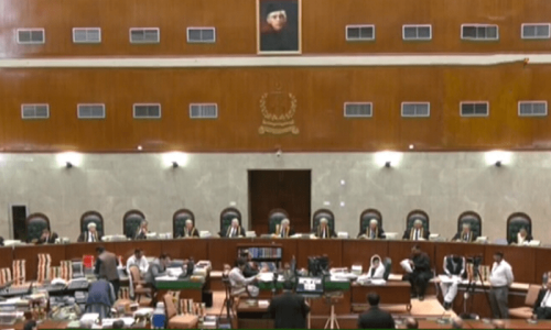 Pleas against law clipping CJP&rsquo;s wings: Amid frequent interruptions, Justice Isa urges judges to let counsels finish arguments