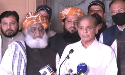 Fazlur Rehman seeks to win over Shehbaz on preferred poll date Fazlur Rehman seeks to win over Shehbaz on preferred poll date
