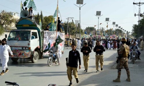 Govt bans rallies in Balochistan